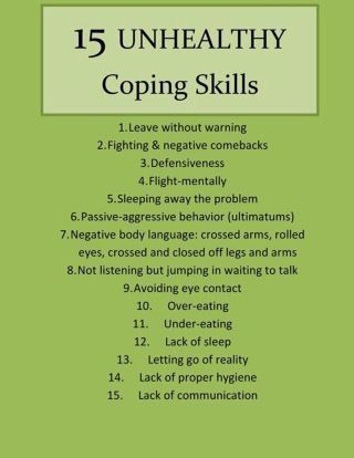 Character Struggles, Unhealthy Coping Skills, Coping Methods, Coping Skill, Dbt Skills, Dissociation, Counseling Resources, Stressful Situations, Coping Strategies