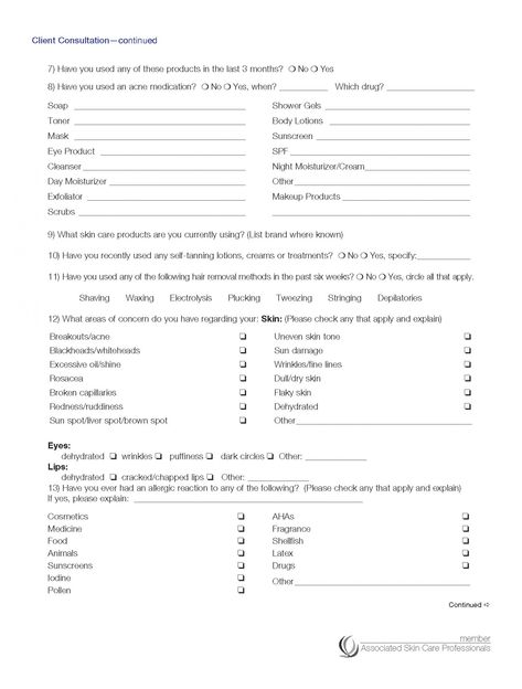 Professional Esthetician Consultation Form Template Published by Albert Sulton. Esthetician consultation form template, Documentation is of critical importance for companies and many companies irrespective of their size demand var... Skin Consultation Form, Esthetician Consultation Form, Esthetician Spa, Client Intake Form, Firming Body Lotion, Intake Form, Self Tanning Lotions, Consent Forms, Night Moisturizer