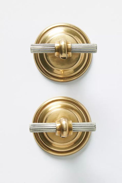 Sylvie Knobs, Set of 2 | Anthropologie Wall Mounted Bar, Wall Plant Hanger, Wall Mounted Towel Rack, Firewood Rack, Bar Shelf, Unique Cabinets, Kitchen Knobs, Bathroom Hardware, Kitchen Handles