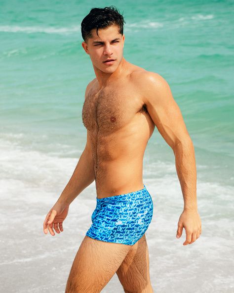 The mens Swim Trunks by DC2 feature a long outseam with a skin-hugging fit and compressed shape around the hips. 83% Polyester, 17% four-way stretch Spandex/Lycra. Fully lined. UV Protection. Quick-Dry fabric with high-performance moisture resistance. These mens swim trunks have sweat-proof technology that prevents fabric discoloration from perspiration. Mens Bathing Suits, Poolside Fashion, Streetwear Accessories, Gym Tank Tops, Tailored Shorts, Beach Tops, Mens Swim Trunks, Gym Shirts, Beach Shorts