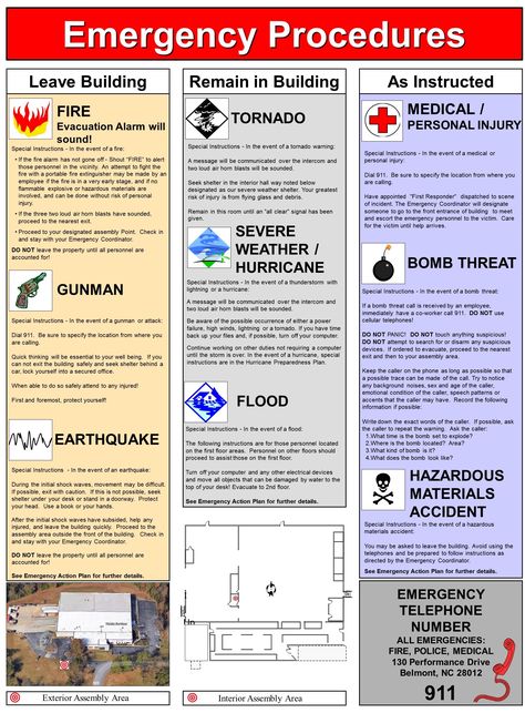 Emergency Action Plan Emergency Procedures Poster, Emergency Plan Template, Emergency Action Plan, Workplace Safety Slogans, Emergency Procedures, Emergency Evacuation Plan, Workplace Safety Tips, Family Emergency Plan, Emergency Preparedness Plan