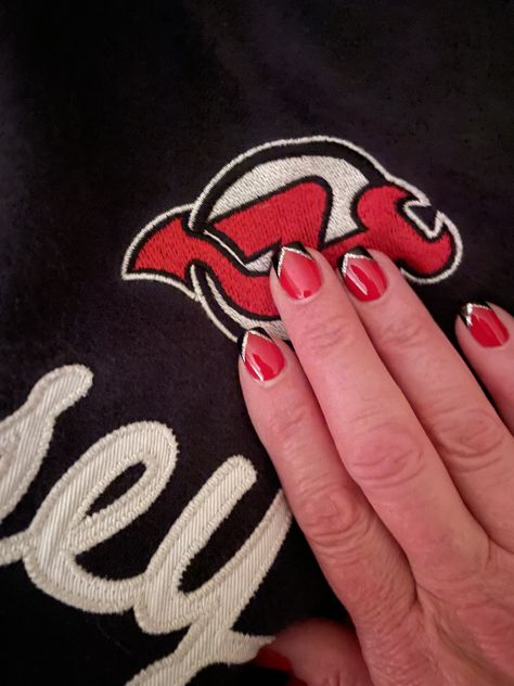 Hockey Nails, Nj Devils, Nail Inspo, Hockey, Nail Art, Wallpapers, Nails, Art, Ice Hockey