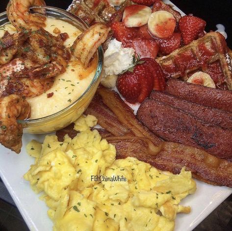 Bacon Eggs, Carne Asada, Food Goals, Breakfast Foods, Food Obsession, Pretty Food, Food Cravings, I Love Food, Junk Food