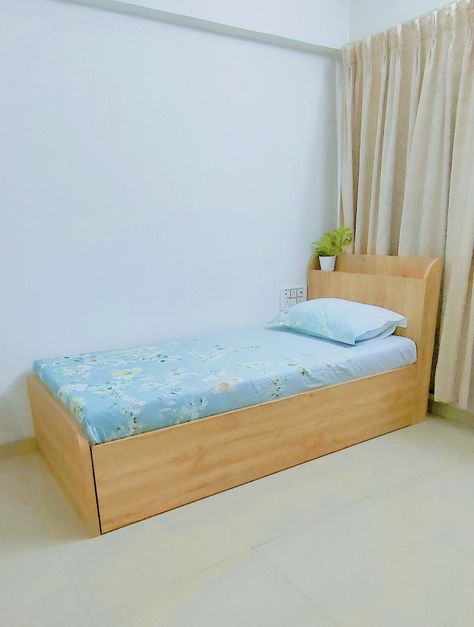 Single Bed with morden look Bed Cushion Design, Mdf Bed, Bed Single, Bed Cushion, Bed Cushions, Double Bed, Cushion Design, Single Bed, Double Beds