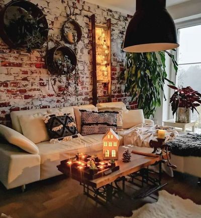 Orange Color Palette Industrial Living Room Awesome Industrial Boho Living Room Of Industrial Living Room Check more at https://bridgegalleryny.com/orange-color-palette-industrial-living-room-awesome-industrial-boho-living-room-of-industrial-living-room/ Industrial Boho Living Room, Industrial Boho, Gothic Glamour, Bohemian Furniture, Industrial Livingroom, Bohemian House, Bohemian Interior, Bohemian Living, Bohemian Living Room