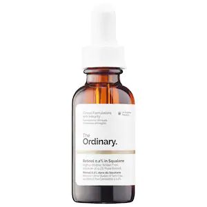 Shop The Ordinary’s Retinol 0.2-Percent in Squalane at Sephora. This solution contains retinol, an ingredient that can reduce the appearance of fine lines. Ordinary Retinol, The Ordinary Retinol, Oily Skincare, Chemical Exfoliation, Aging Serum, Retinol Serum, Oily Skin Care, Recyclable Packaging, New Skin