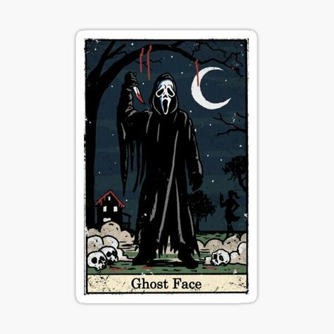 Lets Watch Scary Movies, Scream Mask, Horror Scream, Horror Anime, Movies Horror, Tarot Card Tattoo, Autumn Tattoo, Ghostface Scream, Movie Card