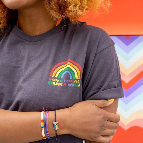 You can wear our Pride Crew Tee withwell,pride! Available in white or black, this short-sleeve style features a rainbow graphic and love for all slogan on the chest. For every shirt sold, Pura Vida will donate 5% of the purchase price ($25,000 minimum) toThe Trevor Project, the leading suicide prevention and crisis intervention organization for lesbian, gay, bisexual, transgender, queer, and questioning (LGBTQ) young people.*If you'd like to learn more about our Charity donations, clickhere. Pride Jewelry, Trevor Project, Crisis Intervention, Slogan Tees, Rainbow Graphic, Pride Jewellery, Rainbow Tee, Pride Tees, Summer Beach Outfit