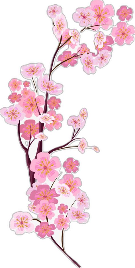 Aesthetic Wallpaper Macbook, Notebook Clipart, Sakura Stickers Printable, Aesthetic Wallpaper Travel, Travel Aesthetic Wallpaper, Clipart Aesthetic, Pink Flowers Aesthetic Stickers, Cherry Blossom Png, Macbook Wallpaper Aesthetic