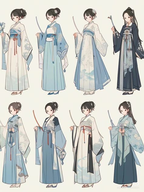 Anime Kimono Outfit, Kimono Character Design, Short Kimono Outfit, Haori Pattern, Fashion Design Books, Kimono Outfit, Chinese Style Dress, Clothing Design Sketches, Japanese Dress