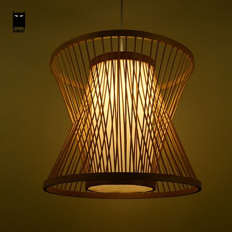 Make A Hanging Lamp, Diy Dining Room Light, Lamp Shades Living Room, Diy Hanging Lamp, Hanging Lamp Design, Bamboo Chandelier, Lamp Room, Shade Pendant Light, Cheap Chandelier