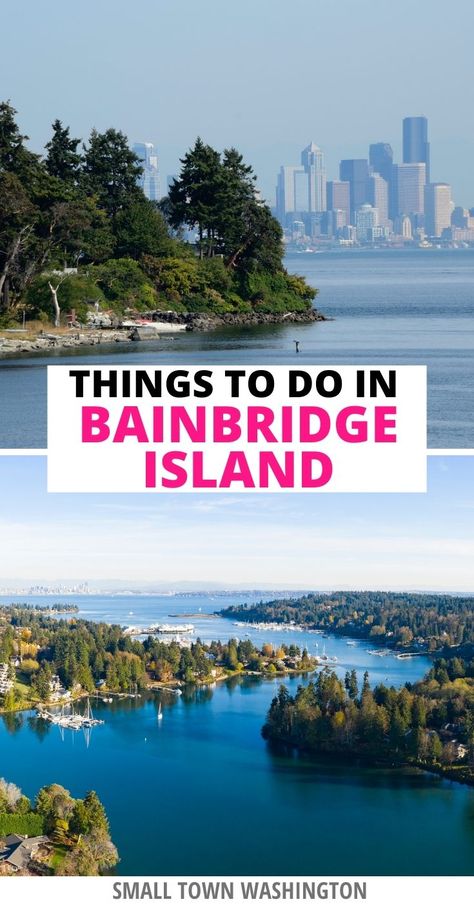 Want to explore Bainbridge Island, Washington? Here are the best things to do in Bainbridge Island while you’re there! Bainbridge Island day trip | Bainbridge island Washington things to do | Bainbridge island Washington houses | Bainbridge island Washington restaurants | Bainbridge island homes | Bainbridge island Seattle | what to do in Bainbridge Island | Bainbridge Washington beautiful places | Seattle ferry to Washington Island | Bainbridge island photography Bainbridge Island Things To Do, Pnw Vacation, Small Town Washington, Washington Adventures, Seattle Ferry, Washington Things To Do, Bainbridge Island Washington, Seattle Travel Guide, Washington Photography