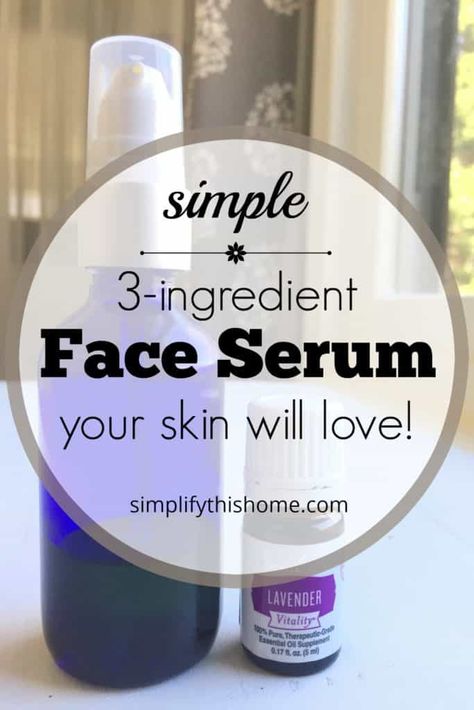 Try this simple 3-ingredient face serum your skin will love! And the best part is that it works beautifully on all skin types! | face oil | best DIY face oil | essential oils Diy Face Oil, Face Oils Best, Face Oil Recipe, Natural Hair Treatments, Face Scrub Homemade, Simple Face, Homemade Face, Natural Moisturizer, Best Diy