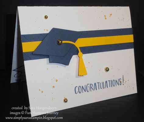 Graduation Cards Homemade, Graduation Cards Diy, Graduation Card Sayings, Stampin Up Graduation Cards, High School Graduation Cards, Diy Graduation Cards, Graduation Card Boxes, Graduation Cards Handmade, Graduation Card Messages