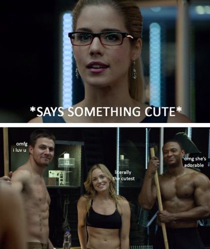 Felicity Smoak Aesthetic, Green Arrow Aesthetic, Oliver Queen Aesthetic, Felicity Smoak Comics, Oliver Queen And Felicity Smoak, Arrow Funny, Arrow Memes, Arrow Felicity, Flash Funny