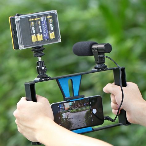 Head Microphone, Smartphone Filmmaking, Led Studio, Selfie Light, Smartphone Accessories, Compact Camera, Phone Photography, Photography Equipment, Smartphone Case