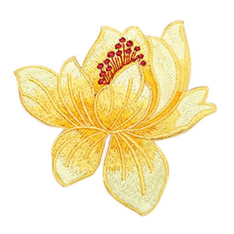 1 PCS Lotus Flower Embroidery Iron On Applique Patch Sew On Patch Craft Sewing Repair Embroidered 8 Colors-in Patches from Home & Garden on Aliexpress.com | Alibaba Group Lotus Flower Embroidery, Yellow Orchid, Embroidery Materials, Sew On Patch, Flower Patch, Embroidery Patch, Iron On Applique, Craft Accessories, Flower Applique