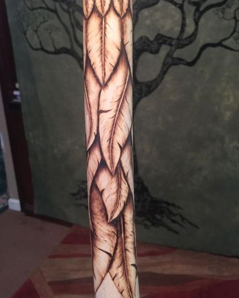 Wood Hiking Stick, Unique Walking Sticks, Handmade Walking Sticks, Hand Carved Walking Sticks, Painted Driftwood, Simple Wood Carving, Woodburning Projects, Dremel Wood Carving, Wooden Walking Sticks