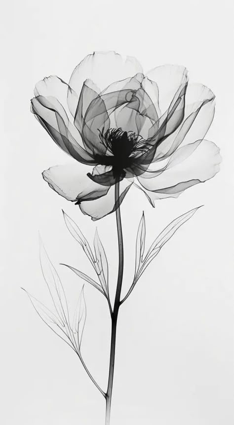 Blossom and Bloom: 50 Enchanting Wallpapers for May to Refresh Your Phone - NFT Art with Lauren McDonagh-Pereira Photography X Ray Poppy Tattoo, Flower Xray Tattoo, Floral Stomach Tattoo, X Ray Art, Flower Xray, X Ray Flower, Xray Flower, Abstract Flower Tattoos, Unique Hand Tattoos