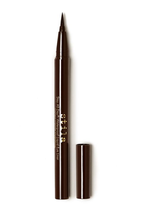 Stila Cosmetics Stay All Day Waterproof Liquid Eye Liner in Rich Chocolate Stila Eyeliner, Best Waterproof Eyeliner, Stila Cosmetics, Waterproof Liquid Eyeliner, Eye Liner Tricks, Eyeliner Tutorial, Liquid Liner, Day Makeup, Waterproof Eyeliner