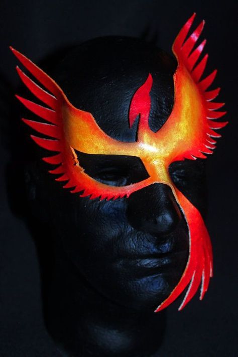 Phoenix Mask, Phoenix Costume, Carnival Booths, Diy Carnival, Ceramic Mask, Mask Masquerade, Venetian Masks, Leather Mask, Cool Masks