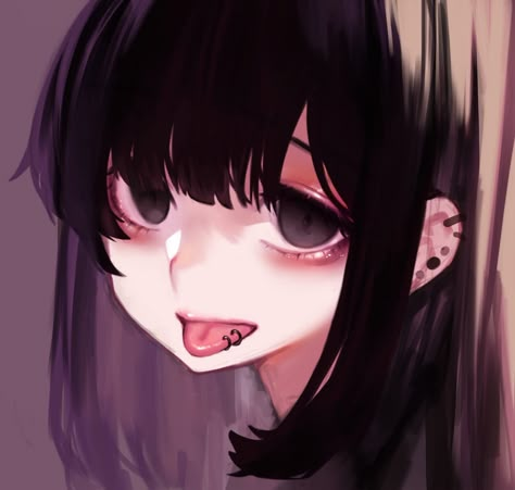 Image about cute in icons ೃ༄ by ‍ on We Heart It Lifeless Eyes Drawing, Lifeless Eyes, Ultron Wallpaper, Anime Gothic, Anime Goth, Arte Do Kawaii, Aesthetic Goth, Anime Head, Eyes Drawing