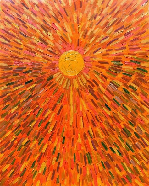 Kunjan Thankey (NooTreeKnow)’s Instagram profile post: “Oil painting. Solar plexus” Solar Plexus Art, Sun Oil Pastel, Orange Aesthetic Painting, Orange Art Aesthetic, Abstract Sun Painting, Orange Vibe, Sun Pics, Here's To The Fools Who Dream, Pictures Of The Sun