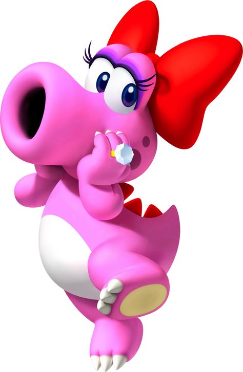 Birdo Pink Cartoon, Mario Party, Mario Bros, Cartoon Character, Super Mario, Nintendo, Mario, Pink