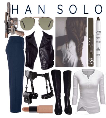 Star Wars Inspired Outfit, Star Wars Outfits Inspiration, Star Wars Inspired Outfits, Star Wars Outfit, Tall Black Boots, Outfit Inspiration Women, Star Wars Fashion, Brown Mascara, Brown Eyeliner