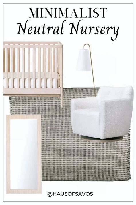 Create a serene haven for your little one with Minimalist Neutral Nursery Decor Ideas! Explore Calm Nursery themes that evoke peace and tranquility. Stay on-trend with the latest in Nursery Trends and transform your space with neutral decor that blends simplicity and sophistication. Transitional Nursery, Oversized Floor Mirror, Nursery Themes Neutral, Nursery Decor Ideas, Wood Crib, Neutral Nursery Decor, Calm Nursery, Nursery Trends, Modern Crib