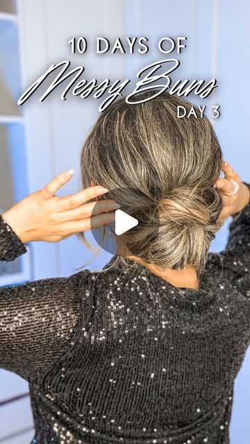 Karla Kazemi on Instagram: "💕Save this Low Messy Bun Hack for later!💕day 3 of 10

Such a cute and easy messy bun tutorial that works for all occasions! Dress it up or elevate your everyday look which this chic classy low bun✨

I love adding extra volume and shape to my bangs by using my Airwrap— and you can’t forget to use a thermal styling spray make sure it stays looking fabulous while also protecting your hair and colour!😍

Comment “LINK” and I’ll send you links to the products I used straight to your DM’s🫶

🎀 @reitmans - Top
🎀 @hairatage - texture spray
🎀 @dysonhair - Airwrap
🎀 @kenraprofessional - Thermal Styling Spray 19
•
•
•
#messybuntutorial #hairtutorial #messybunhairstyle #hairhack #messybun #updo#KenraProfessional #DysonHair #MyDyson" Classy Low Bun, Easy Messy Bun Tutorial, Messy Bun Hack, Low Messy Bun, Bun Hack, Low Messy Buns, Easy Messy Bun, Messy Bun Tutorial, Texture Spray