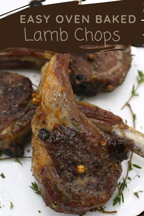 Lamb In Oven, Oven Baked Lamb Chops, Lamb Chops Oven, Lamb Cutlets Recipe, Baked Lamb Chops, Lamb Cutlets, Iceland Food, Lamb Chop Recipes, Lamb Ribs