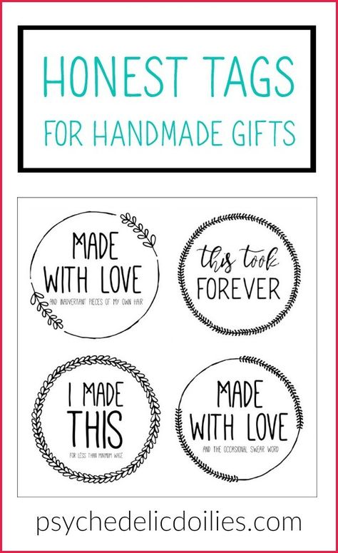 Free Funny Printable Labels for Handmade Gifts Crochet Labels, Knitting Labels, Funny Printables, Free Printable Gifts, Printable Gift Tags, Free Printable Gift Tags, Labels Printables Free, Free Gift Tags, Handmade Gift Tags