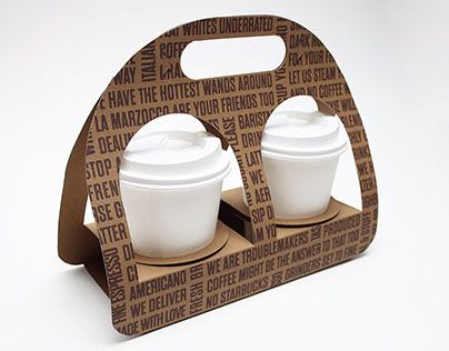 Coffee Cup Holder Concept Packaging Design Coffee Cup, Coffee Holder Packaging, Coffee Holder Ideas, Coffee Cup Holder Ideas, Coffee Cup Holder Diy, Cup Holder Ideas, Cup Holder Diy, Fresh Produce Packaging, Coffee Carrier