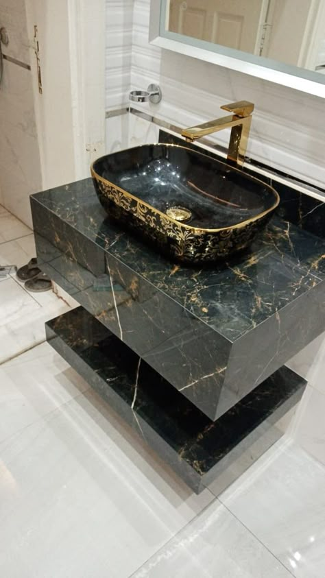 Wash Basin Ideas, Modern Wash Basin, Concrete Sink Molds, Basin Ideas, Bathroom Wall Tile Design, Gold Earrings For Kids, Waterjet Marble, Bathroom Design Styles, Bathroom Design Layout