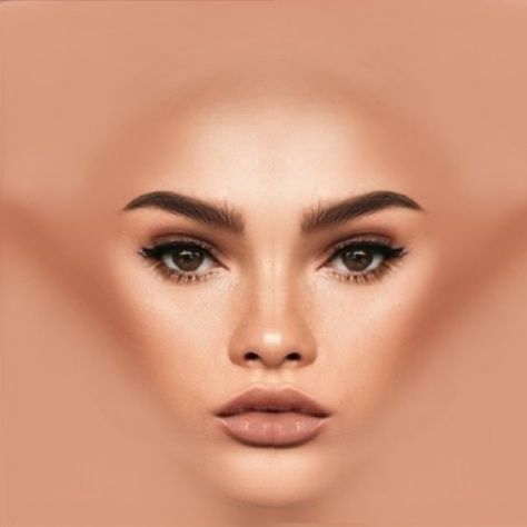 Imvu Face Tutorial, Imvu Skin Texture, Perfect Face Template Woman, Sims 4 Cc Vitíligo Skin, Imvu Face, Wwe 2k24, Face Texture, Imvu Realistic Face, Wwe 2k