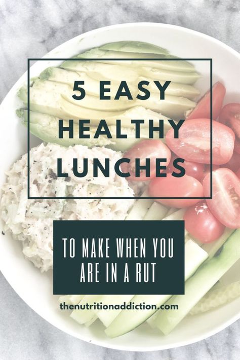 5 EASY HEALTHY LUNCH IDEAS TO MAKE WHEN YOU'RE IN A RUT. Find my favorite lunch ideas from my favorite bloggers! #easylunchideas #healthylunch #weekdaylunch #healthylunchideas #lunchideas Quick Healthy Lunch Ideas, Easy Healthy Lunch Ideas, Gg Crackers, Office Meals, Easy Healthy Lunch, Packing Lunch, Whats Gaby Cooking, Quick Healthy Lunch, Healthy Lunch Ideas