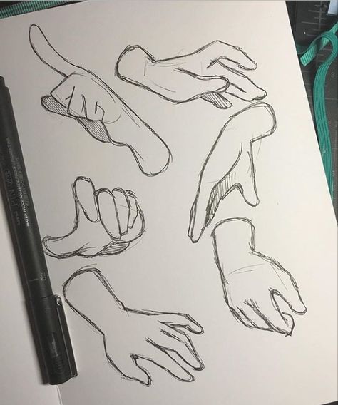 Hand Practice, Drawing Hands, Anime Hands, Hand Drawing Reference, Hand Reference, Anatomy Drawing, Art Tutorials Drawing, Drawing Base, Drawing Reference Poses