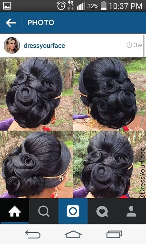 Makeup Wedding Bridesmaid, Black Brides Hairstyles, Natural Hair Wedding, Black Wedding Hairstyles, Bridal Hairdo, Bridal Hair Buns, Hairdo Wedding, Bridal Hair Inspiration, Up Dos