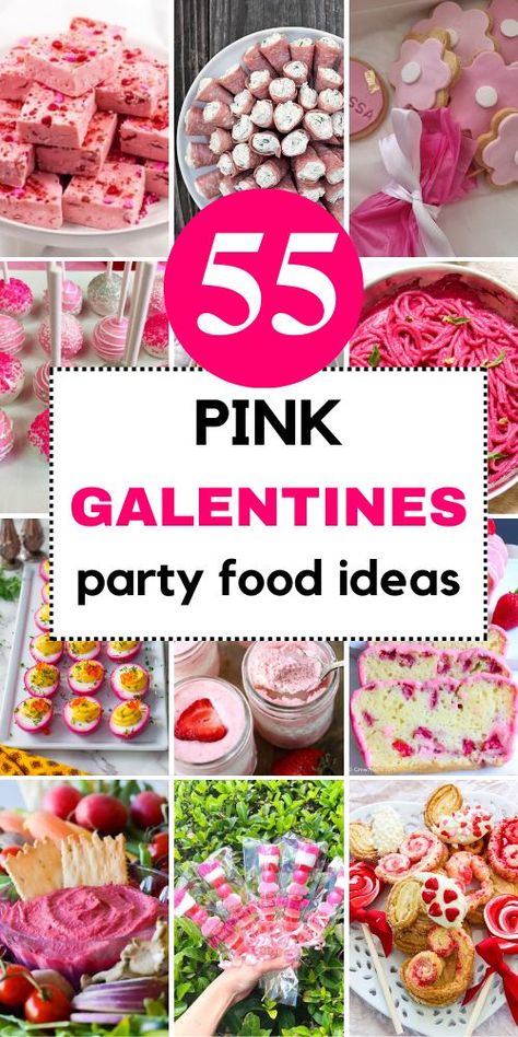 Easy Galentines dinner ideas and sweet and savory brunch recipes for the perfect galentines day! Pink Party Food Ideas, Pink Party Food, Galentines Party Food Ideas, Homemade Snack Bars, Protein Snacks For Kids, Pink Party Foods, Savory Brunch Recipes, Savory Brunch, Valentines Party Food