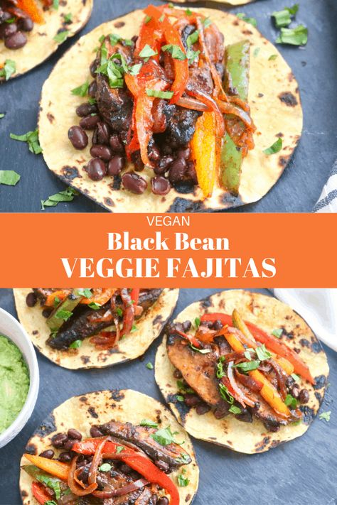 Meatless Fajitas, Seasoned Mushrooms, Bean Fajitas, Fajitas Vegan, Fajita Recipes, Vegetarian Fajitas, Veggie Fajitas, Mushroom Tacos, Charred Corn