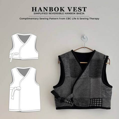 10± nouveaux patrons gratuits pour coudre pas cher - SoMiio Vest Pattern Free Sewing, Vest Sewing Pattern Free, Japanese Sewing Patterns Free, Easy Clothing Patterns, Gilet Pattern, Diy Vest Pattern, Free Patterns Sewing, Diy Vest, Vest Pattern Free