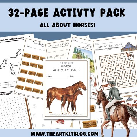 HUGE FREEBIE! Printable 30+ Page Safari Zoo Animal Activity Pack for Kids Zoo Animal Activities, Animal Activities For Kids, Animal Printables, Farm Animal Coloring Pages, Animal Worksheets, Free Horses, Printables Free Kids, Horse Coloring Pages, Bird Coloring Pages