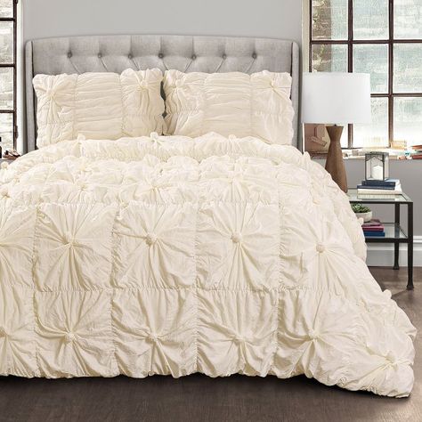 Ivory Bella Comforter Set (Full/Queen) - Lush Decor : Target Shabby Chic Comforter, Big Kids Room, White Bed, Lush Decor, King Comforter Sets, Queen Comforter Sets, Bedding Stores, Queen Comforter, King Comforter