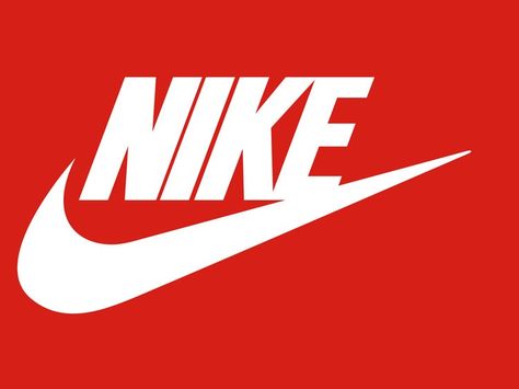 Nike Bought 'Swoosh' Logo For $35 Brick Wallpaper Iphone, Advertisements Poster, Nike Cake, Boxing Logo, Street Art Tattoo, Logos Nike, Nike Gift Card, Nike Stock, Red Stickers