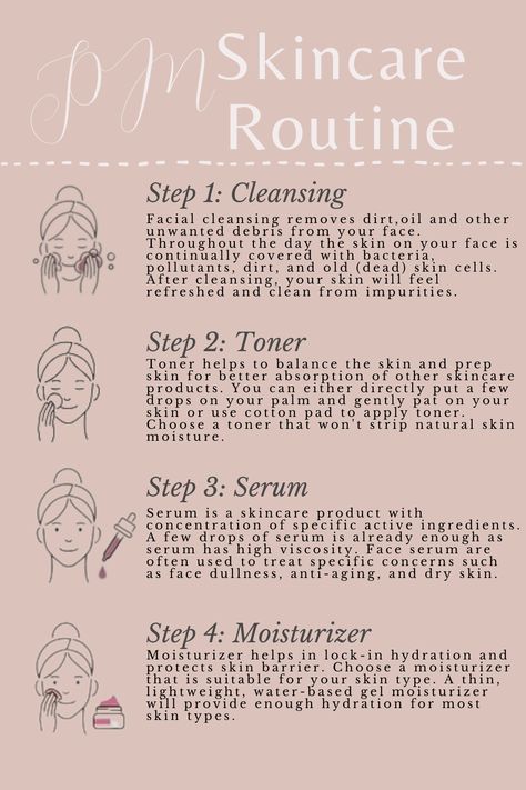 It's important to know which steps should be prioritized first. The tip of layering is to apply from the thinnest to the thickest skincare products to increase the effectiveness of you skincare routine. Pm Skincare Routine, Pm Skincare, Life Changing Habits, Skin Prep, Skin Care Routine Steps, Glowing Complexion, Facial Cleansing, Cotton Pads, Radiant Skin