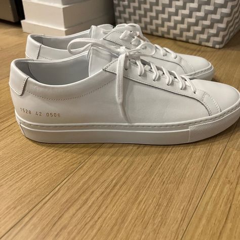 Men’s Common Project Original Achilles White Common Projects Achilles, Common Projects, Brand New, Sneakers, The Originals, Closet, White