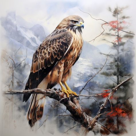 Sharing the love! of Art that is Have Lovely last Saturday of 2023!  Then BRING on 2024! My Red Tail Hawk. New digital art painting from the Studio. Love to all! Enjoy! Not for sale ... Yet. Working on an art store!  Follow me to see more of my Studio Creations! Red Tail Hawk Art, Red Tailed Hawk Painting, Hawk Painting Acrylic, Hawk Tattoos, Hawk Painting, Hawk Art, Red Tail Hawk, Hawk Tattoo, Digital Art Painting