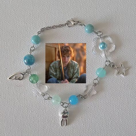 percy jackson inspired bracelet <3 link in bio! $14.50 #pjo #percyjackson #percyjacksonandtheolympians #silverrlycoris #fyp #viral #annabethchase #heroesofolympus #nicodiangelo #handmade #etsy #linkinbio Hogwarts Belongings, Percy Jackson Inspired Jewelry, Pjo Jewellery, Pjo Bracelet Ideas, Percy Jackson Bracelet Ideas, Pjo Crafts, Percy Jackson Bracelet, Percy Jackson Jewelry, Percy Jackson Crafts