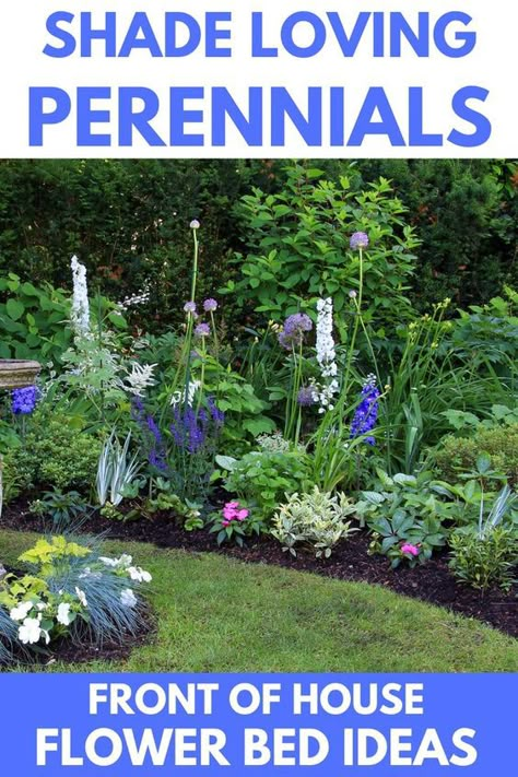 Perennial Shade Garden, Perennial Flower Bed, Shade Perennial Garden, Part Shade Perennials, Plants That Love Shade, Partial Shade Flowers, Part Shade Flowers, Shade Loving Flowers, Shade Garden Ideas